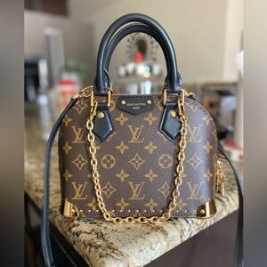 BB canvas stud chain small handbag New